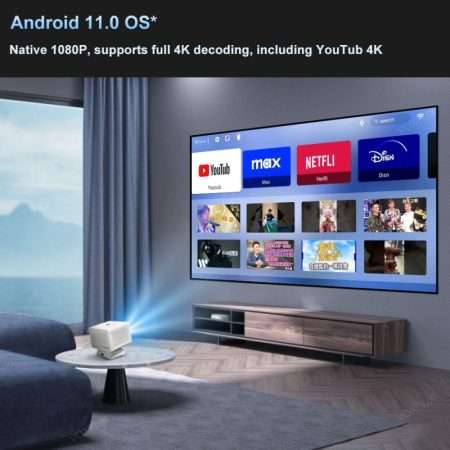 P50 4K Projector 1200ANSI Lumens Android Projector - Image 3